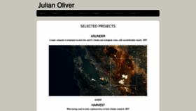 What Julianoliver.com website looked like in 2020 (3 years ago)