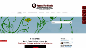 What Jesusradicals.com website looked like in 2020 (3 years ago)