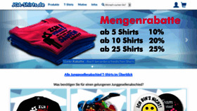 What Jga-shirts.de website looked like in 2020 (3 years ago)