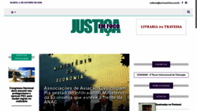 What Justicaemfoco.com.br website looked like in 2020 (3 years ago)