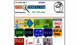 What Jobs4times.com website looked like in 2020 (3 years ago)