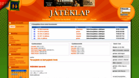 What Jateklap.hu website looked like in 2020 (3 years ago)