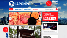 What Japonpop.com website looked like in 2020 (3 years ago)