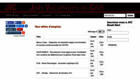 What Jobscar.info website looked like in 2020 (3 years ago)