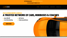 What Justcabbie.co.uk website looked like in 2020 (3 years ago)