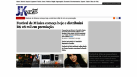What Jknews.com.br website looked like in 2020 (3 years ago)