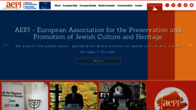 What Jewisheritage.org website looked like in 2020 (3 years ago)