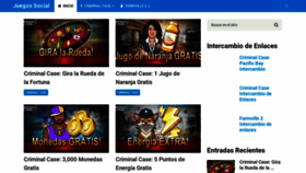 What Juegossocial.com website looked like in 2020 (3 years ago)
