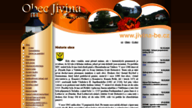What Jivina-be.cz website looked like in 2020 (3 years ago)