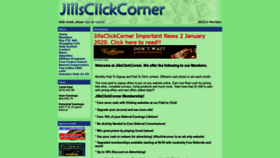 What Jillsclickcorner.com website looked like in 2020 (4 years ago)