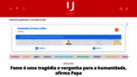 What Jornaluniao.com.br website looked like in 2020 (3 years ago)