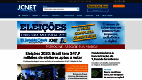 What Jcnet.com.br website looked like in 2020 (3 years ago)