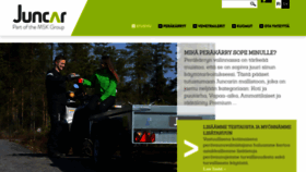 What Juncar.fi website looked like in 2020 (3 years ago)