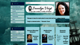 What Janalynvoigt.com website looked like in 2020 (3 years ago)