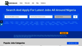 What Jobsinnaija.com website looked like in 2020 (3 years ago)