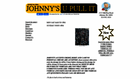 What Johnnysupullit.com website looked like in 2020 (3 years ago)