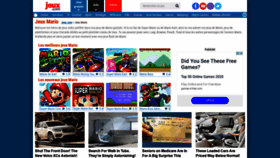 What Jeux-mario.com website looked like in 2020 (3 years ago)