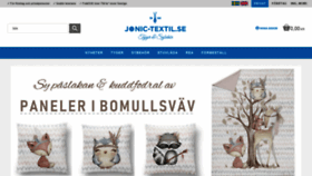 What Jonic-textil.se website looked like in 2020 (3 years ago)