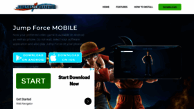 What Jumpforcemobile.club website looked like in 2020 (3 years ago)