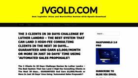 What Jvgold.com website looked like in 2020 (3 years ago)