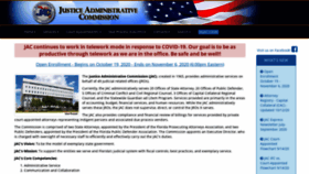 What Justiceadmin.com website looked like in 2020 (3 years ago)