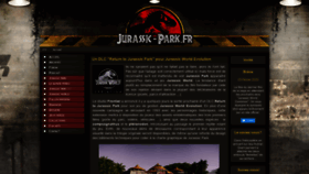 What Jurassic-park.fr website looked like in 2020 (3 years ago)