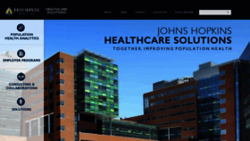 What Johnshopkinssolutions.com website looked like in 2020 (3 years ago)