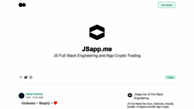 What Jsapp.me website looked like in 2020 (3 years ago)