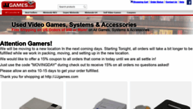 What Jjgames.com website looked like in 2020 (3 years ago)