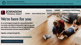 What Johnsonbank.com website looked like in 2020 (3 years ago)