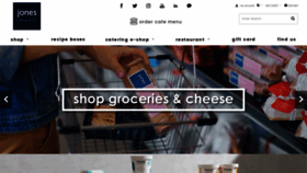 What Jonesthegrocer.com website looked like in 2020 (3 years ago)