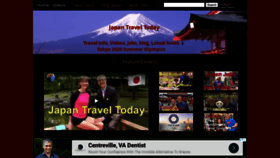 What Japantraveltoday.com website looked like in 2020 (3 years ago)