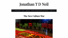 What Jonathantdneil.com website looked like in 2020 (3 years ago)