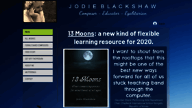 What Jodieblackshaw.com website looked like in 2020 (3 years ago)