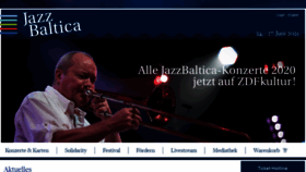 What Jazzbaltica.de website looked like in 2020 (3 years ago)