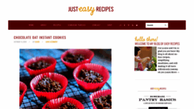 What Justeasyrecipes.co.za website looked like in 2020 (3 years ago)