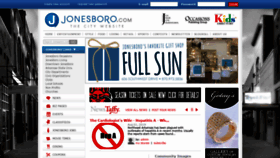 What Jonesboro.com website looked like in 2020 (3 years ago)