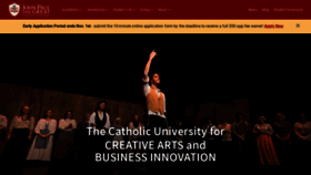 What Jpcatholic.edu website looked like in 2020 (5 years ago)