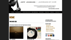 What Jazzbassist.com website looked like in 2020 (3 years ago)