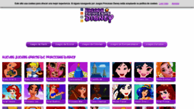 What Juegosprincesasdisney.com website looked like in 2020 (3 years ago)