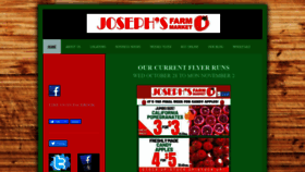 What Josephsfarmmarket.com website looked like in 2020 (3 years ago)