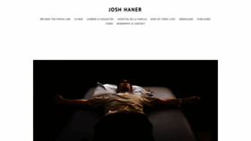 What Joshhaner.com website looked like in 2020 (3 years ago)