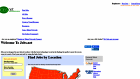 What Jobs.net website looked like in 2020 (3 years ago)