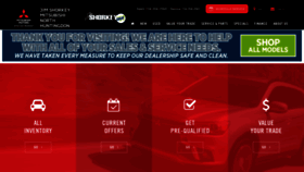 What Jimshorkeymitsubishi.com website looked like in 2020 (3 years ago)