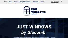 What Justwindowsde.com website looked like in 2020 (3 years ago)