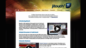 What Jitouch.com website looked like in 2020 (3 years ago)