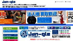 What Jan-gle.com website looked like in 2020 (3 years ago)