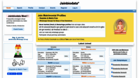 What Jainbiodata.com website looked like in 2020 (3 years ago)