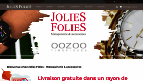 What Jolies-folies.be website looked like in 2020 (3 years ago)