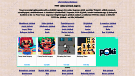 What Jatek-online.hu website looked like in 2020 (3 years ago)